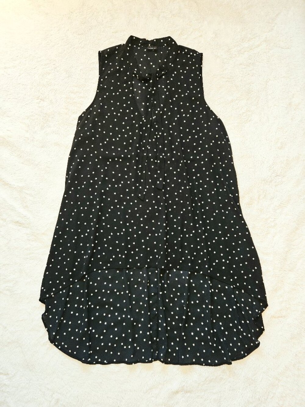 Torrid Women's Plus Size 2X Black Sleeveless Tunic Dress Asymmetrical Hem